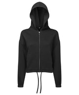 TriDri Women's TriDri recycled cropped oversize full-zip hoodie TR601 - front view
