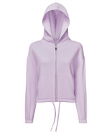 TriDri Women's TriDri recycled cropped oversize full-zip hoodie TR601 - front view