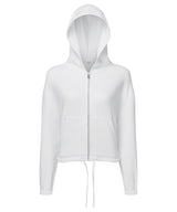 TriDri Women's TriDri recycled cropped oversize full-zip hoodie TR601 - front view