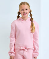 Kids TriDri® recycled cropped oversize hoodie