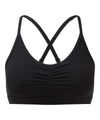 Tridri ruched sports bra (medium impact) TR923 - front view