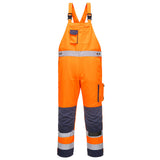 Portwest Dijon Hi-Vis Bib and Brace TX52