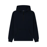 Cotton Ridge - Atlas Adults Quarter Zip Hoodie - True Navy / Black