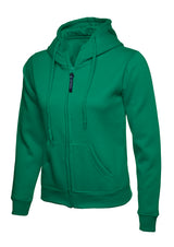 Uneek Ladies Classic Full Zip Hooded Sweatshirt UC505
