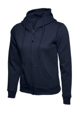 Uneek Ladies Classic Full Zip Hooded Sweatshirt UC505