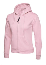 Uneek Ladies Classic Full Zip Hooded Sweatshirt UC505