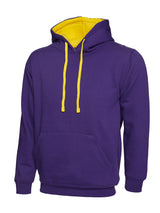 Uneek Contrast Hooded Sweatshirt UC507