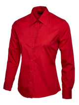 Uneek Ladies Poplin Full Sleeve Shirt UC711