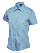 Uneek Ladies Poplin Half Sleeve Shirt UC712