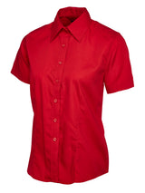 Uneek Ladies Poplin Half Sleeve Shirt UC712