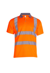 Uneek Hi-Vis Short Sleeve Polo Shirt UC808