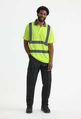 Uneek Hi-Vis Short Sleeve Polo Shirt UC808