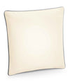 Westford Mill Fairtrade Cotton Piped Cushion Cover W355 - Natural/ Light Grey
