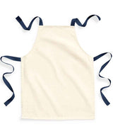 Westford Mill FairTrade Cotton Junior Apron W362 - Natural/French Navy