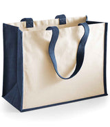 Westford Mill Printers' Jute Classic Shopper W422 - Navy