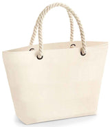 Westford Mill Nautical Beach Bag W680 - Natural