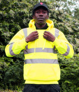 Warrior Hi-Vis Pull On Hoodie WR012