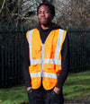 Warrior Hi-Vis Executive Waistcoat WR035