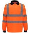 Yoko Hi-Vis Long Sleeve Polo Shirt YK016