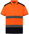 Yoko Two Tone Short Sleeve Polo Shirt YK017