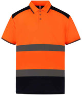 Yoko Two Tone Short Sleeve Polo Shirt YK017
