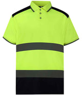 Yoko Two Tone Short Sleeve Polo Shirt YK017