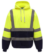 Yoko Hi-Vis Pull Over Hoodie YK031 - front view