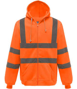 Yoko Hi-Vis Zip Hoodie YK032 - front view