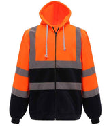 Yoko Hi-Vis Zip Hoodie YK032