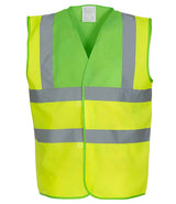 Yoko Hi-Vis Two Band and Braces Waistcoat YK102