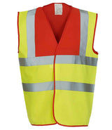 Yoko Hi-Vis Two Band and Braces Waistcoat YK102
