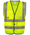Yoko Superior Eco Mesh Button Waistcoat YK114