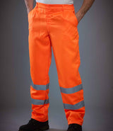 Yoko Hi-Vis Poly/Cotton Work Trousers YK300