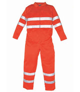 Yoko Hi-Vis Poly/Cotton Coverall YK303