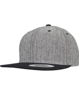 Flexfit by Yupoong Melange solid snapback (6089MS) YP085 - Black Melange/Black