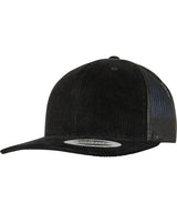 Flexfit by Yupoong Corduroy retro trucker (6606CT) YP130 - Black