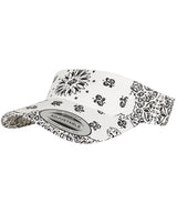Flexfit by Yupoong Bandana print visor (8888BP) YP143 - Black