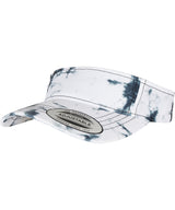 Flexfit by Yupoong Batik dye curved visor cap YP170 - Black/White