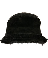 Flexfit by Yupoong Faux fur bucket hat (5003FF) YP200 - Black
