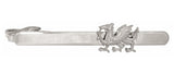 Dragon cut-out Rhodium Plated crocodile clip by Dalaco