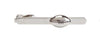 Rugby Ball Rhodium Plated Tie Clip by Dalaco