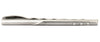 Brushed/Shiny + 3 Crystals Rhodium Tie Slide by Dalaco