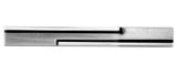 Brushed/Shiny Rhodium with Black Enamel Lines Tie Bar by Dalaco