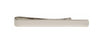 Plain Polished Rhodium Plated Tie Slide by Dalaco