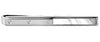 Half MoP With Screw Design Rhodium plated Tie Slide by Dalaco