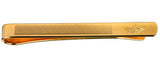 Masonic Engraved & Barley Design Gold Plate Tie Slide by Dalaco