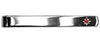 Ruby Star Set Hallmarked Sterling Silver Tie Slide by Dalaco