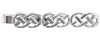 Celtic Open Design Sterling Silver Tie Slide by Dalaco