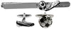 Football & Boot Cufflink & Tie Slide Set by Dalaco