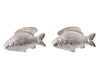 Sterling Silver Fish Cufflinks by Dalaco